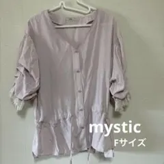 mystic ブラウス 半袖 レースのサムネイル