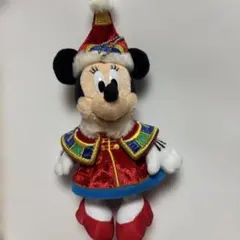 ミニー　ぬいぐるみバッチ　キーホルダー　ぬいば　ディズニー　クリスマス　2013