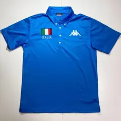KAPPA　カッパ　イタリア　ポロシャツ　LLサイズ　青　ブルー　半袖のサムネイル