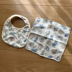 スタイ（よだれかけ）＋ガーゼ　2枚セット！