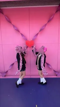 USJ ユニバ　ハローキティ ヒョウ柄　マフラーハット