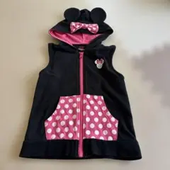 BABYDOLL ミッキー風フード付きベスト 120