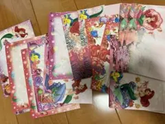 ディズニー リトルマーメイド アリエル 封筒 묶음 판매