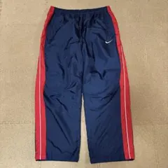 NIKE ジャージパンツ　ネイビー×レッド　XLサイズ