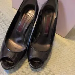 DIANA エナメル オープントゥ ボールド^⁠_⁠^のサムネイル
