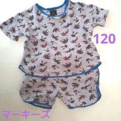 【値下げ】マーキーズ 120cm セットアップ 半袖シャツ ショートパンツのサムネイル