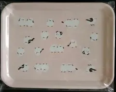 Seria PPトレー シマエナガ柄 24.7×33cmピンクのサムネイル