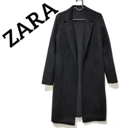 ★極美品★ZARA ブラック ロングコート ZW COLLECTION オーバーサイズ フロックコート - ブラック