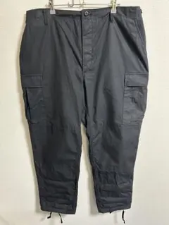 プロッパーブラックカラーワイドカーゴパンツ