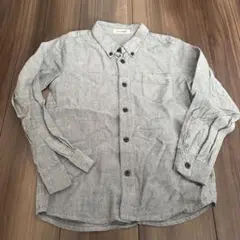 b-room グレー長袖シャツ 130cm