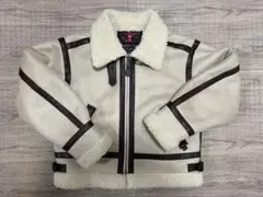 【美品！！】アルファインダストリーズ B-3 フェイクムートンジャケット