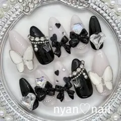 #9 量産型 地雷系 韓国 ちゅるん ミルクピンク ネイルチップ ワンホン