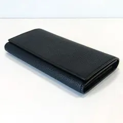 新品】Kitamura 長財布 ネイビー ロゴ型押し PH0450 - メルカリ