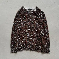 00s a.p.c. grey leoard sweat 豹柄 ヒョウ柄 グレー - メルカリ