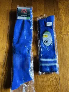wundou P10 サッカーソックス ロイヤルブルー 25-27cm