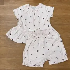 プティマイン　さくらんぼ柄パジャマ　90