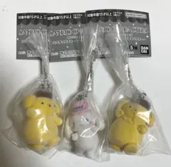サンリオキャラクターズ ミニチュアチャームライブキャラクター　3個セット