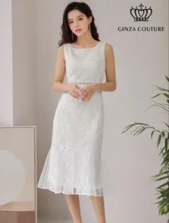 【ERUKEI/GINZA COUTURE】キャバドレス S 2 ホワイト