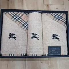 BURBERRY タオルセット 綿100% 3点セット