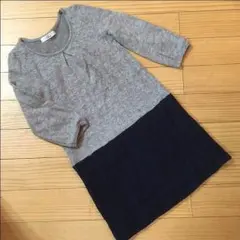 ikka ニットワンピース