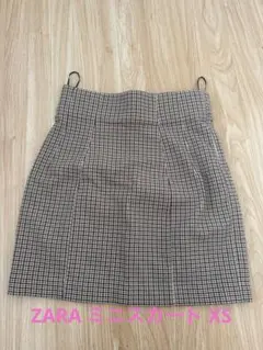 【お値下げ中】ZARA チェック タイトスカート 美品