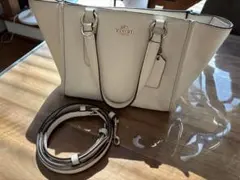 COACH 2way ショルダーバッグ ホワイト