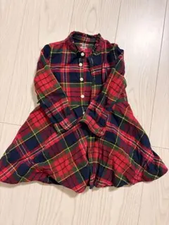 Ralph Lauren ラルフローレンチェック柄ワンピース 80〜90