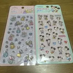 ディズニープリンセス・ミッキーシール2枚セット