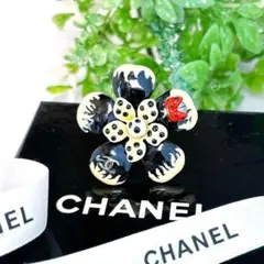大人気⭐︎CHANELシャネルてんとう虫トップス白40 CHANEL】シャネル『てんとう虫 ココマーク ノースリーブニット size42