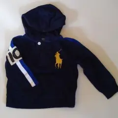 ラルフローレンキッズパーカー２ｔネイビー