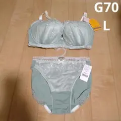 チュチュアンナ　G70 永遠のブラ シェリーココット　ブラショーツセット　ミント