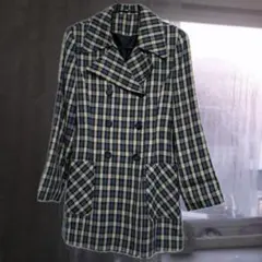 ジャケット チェック Y2K グランジ vintage ロック ギャル 森ガール