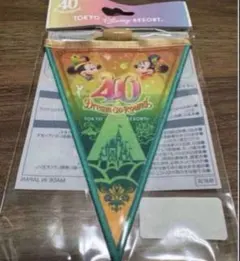 [未開封] 東京ディズニーランド　40周年　ガーランドのサムネイル