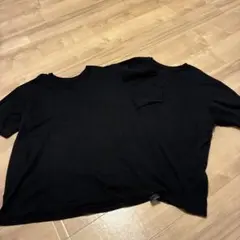 Hanes T-SHIRTS KURO クルーネック 黒 2枚セットXXLのサムネイル