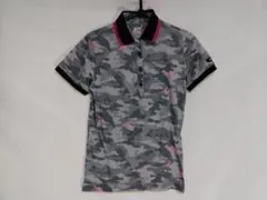 美品！☆アディダス☆adidasGOLF☆ 総柄ポロシャツ　サイズM