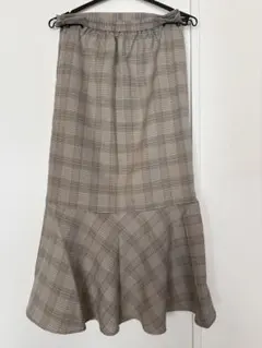 2点セット販売◎discoat フレアスカート＋LOWRYS FARMチェック柄