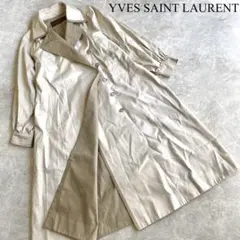 YVES SAINT LAURENT コットン100% ロング丈 トレンチコートのサムネイル