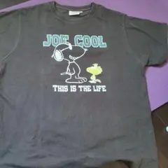 PEANUTS JOE COOL Tシャツ Lサイズ ダークグレー