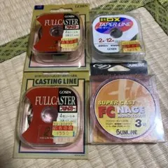 投げ釣り用ラインセット GOSEN SUNLINEのサムネイル