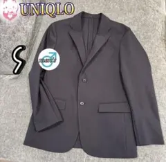 UNIQLO 感動ジャケット　S メンズ　ブラック　ストレッチ　軽量　ビジネス
