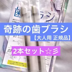 【2本入り】奇跡の歯ブラシ クリアブラック色d1
