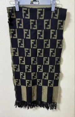 FENDI ウール ストライプ マフラー - メルカリ