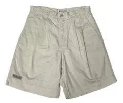 90s columbia コロンビア ショーツ ツータック M ベージュ タックのサムネイル