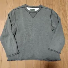 Eddie Bauer 　コットンニット　セーター 　S　カーキ