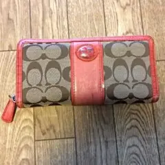 コーチシグネチャー ピンク