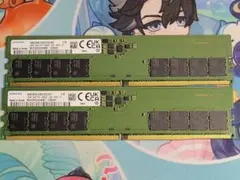 メモリ32GB(16GBx2)San Max DDR5 4800 - メルカリ