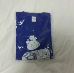 らき☆すた Tシャツ わあ！ビッグなコロネだTシャツ XL ブルー