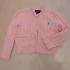 Polo Ralph Lauren ピンク カーディガン 3/3T