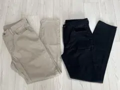 UNIQLO メンズ ウルトラストレッチカラージーンズ 2本セット L