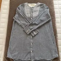 BEAMS HEART チュニック 長袖 ストライプ